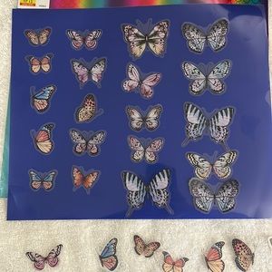 Butterfly stickers